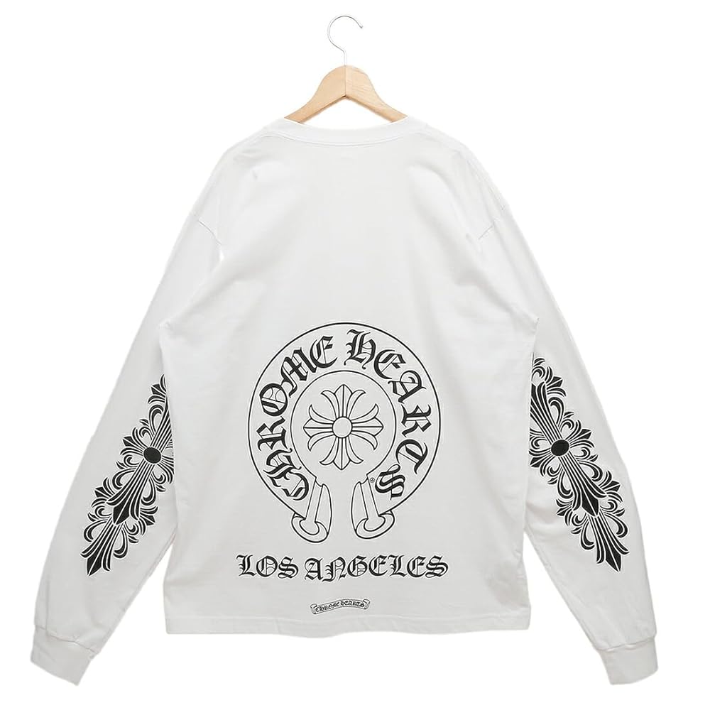 Amazon | [クロムハーツ] Tシャツ カットソー ロンT ホワイト